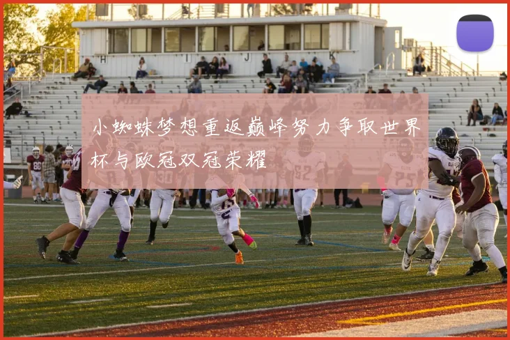 小蜘蛛梦想重返巅峰努力争取世界杯与欧冠双冠荣耀